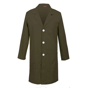 Bata de Laboratorio Médica Premium 100% Algodón para Hombre y Mujer, Uniforme de Enfermera Verde Tejido para Hospital con Detección de Agujas - Product Image 3