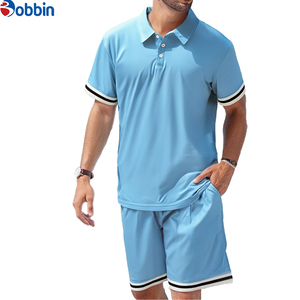 Conjunto de Pantalones Cortos Polo Cómodos y Transpirables Unisex, Nueva Colección de Verano, Conjunto Deportivo Personalizado para Hombre, Talla Grande - Product Image 3