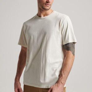 Nouveaux T-shirts pour hommes à col rond en coton 100% personnalisables OEM, style décontracté et tendance, coupe ajustée, vente en gros - Product Image 1