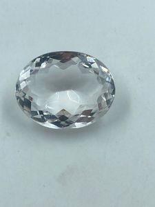 Cuarzo Blanco de Primera Calidad, Piedra Natural Suelta de 28.75 Quilates para Anillos de Lujo y Fabricación de Joyas - Product Image 1