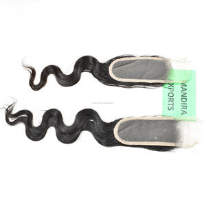 100% cheveux humains vietnamiens bruts non traités naturels noirs Machine Double trame faisceau fermeture frontale Extensions de cheveux humains - Product Image 4