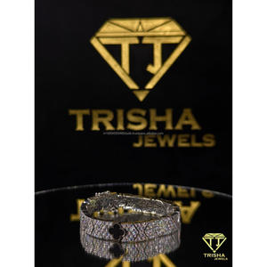 Bracelet élégant en diamant de laboratoire VVS, fabriqué en argent sterling 925, bijoux de luxe haute brillance par Trisha Jewels - Product Image 4