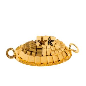 High Quality Gold Metal Chocolate Tray Decorative Sweets Serving Platter Tableware Chocolate Tray For Wedding And <b>Hotel</b> <b>Supply</b> - Product Image 5