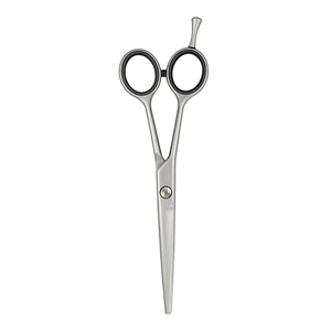 Tijeras de barbero de acero inoxidable de venta directa de fábrica, tijeras para cortar cabello con soporte para dedos y cuchilla convexa de precisión. - Product Image 5