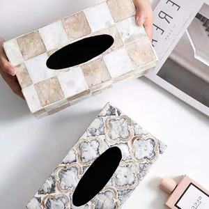 Hot Selling Customizable Handicraft Lacquer <b>Box</b> Tissue Gift <b>Box</b> Home Decoration Environmental Friendly New Year Binh Minh - Product Image 4