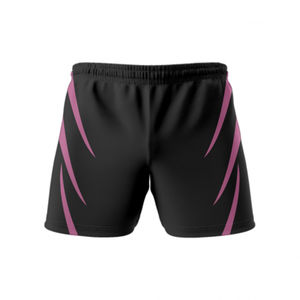 Short de rugby sur mesure blanc et rouge, haute qualité, respirant et confortable / Logo et taille personnalisés, prix abordable - Product Image 6