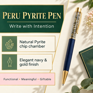 Bolígrafo de Cristal Grabado con Logotipo Personalizado, Tono Dorado, Regalo Promocional Metálico para Personal de Oficina - Product Image 3