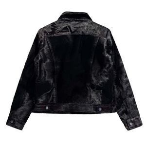 เสื้อแจ็คเก็ตขนสัตว์เทียมพร้อมปกแต่งขนสัตว์ แขนยาว ความยาวสั้น สำหรับฤดูหนาว หนา สวมใส่สบาย ปิดด้วยซิป สีพื้น - Product Image 3