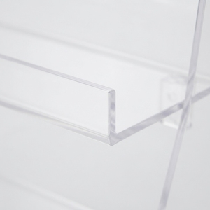 Transparent <b>Acrylic</b> Tiered Display Stand Adjustable Height Modern Design for Desk/Countertop Multi-Level Organizer for Beauty - Product Image 1