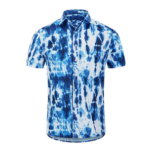 Chemise Homme Personnalisée Tendance Décontractée à Boutons Imprimé Hawaïen Plage Manches Courtes Séchage Rapide Haut Grande Taille T-shirt Homme - Product Image 5