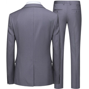 Traje de pantalón y chaqueta de esmoquin informal de color liso, diseño más reciente, novedad 2026, en grandes cantidades - Product Image 2