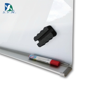 Strong <b>Magnetic</b> Tempered Mobile Glass Whiteboard Office Flip Chart - Product Image 3