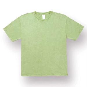 Camisetas Personalizadas de Alta Calidad para Hombre, Venta al por Mayor, Servicio OEM, Estilo Vintage, Ropa Casual Urbana, Algodón Orgánico, Hip Hop - Product Image 3