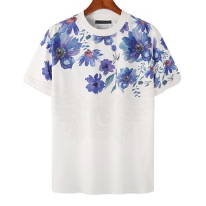 Camiseta de sublimación ligera para hombre, lisa, de gran tamaño, logotipo personalizado, camisetas de sublimación duraderas para hombre de Color sólido - Product Image 1