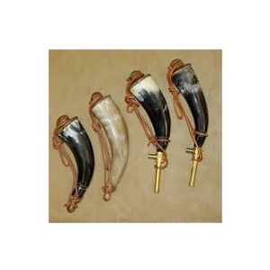 Bocina en polvo de la mejor calidad, claxon en polvo y color natural con diseño de cuerno de búhos hecho a mano, producto en oferta - Product Image 1