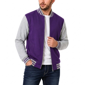 Chaqueta con Cuello Acanalado para Hombre, Fabricante OEM ODM de Marca Privada, Chaqueta Bomber Premium - Product Image 3