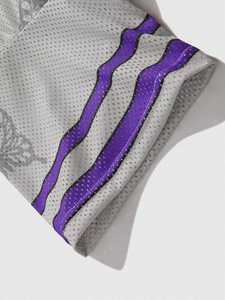 Maillot de football personnalisé en mesh style Californie, coupe oversize streetwear, col en V, respirant, pour le sport, approvisionnement en gros OEM - Product Image 4