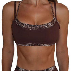 Soutien-gorge de sport pour femme, confortable, avec logo frontal, idéal pour le yoga et l'entraînement, prix abordable, best-seller - Product Image 1