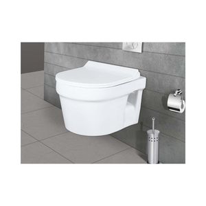 Inodoro Moderno e Innovador con Forma de Rio, Montado en el Suelo, 510x365x370mm, Cerámica Sanitaria, Doble Descarga, Sifón en P, Inodoro Comercial - Product Image 1