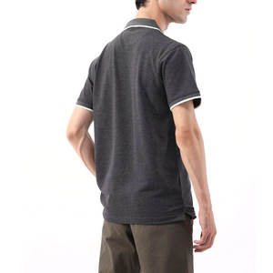 เสื้อโปโลชายแบบ OEM ออกแบบโลโก้เองได้ ผ้าสี่ทิศทางยืดหยุ่น พิมพ์ลายสกรีน เสื้อโปโลกอล์ฟไซส์ใหญ่พิเศษสำหรับทุกเพศ เสื้อยืดโอเวอร์ไซส์ - Product Image 6