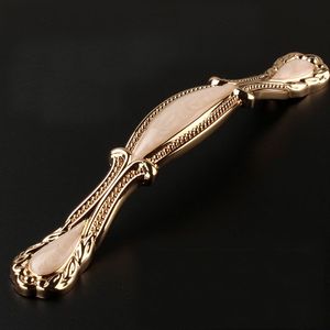 Elegant <b>Gold</b> Brass Leaf Cabinet Door Handles Decorative Wardrobe <b>Drawer</b> <b>Pulls</b> Luxury Furniture Hardware Modern Design - Product Image 2