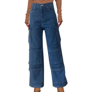 Lightweight Women Rhinestone <b>Pant</b> High Waist Women Rhinestone <b>Pant</b> Stylish Finish Women Rhinestone <b>Pant</b> - Product Image 1
