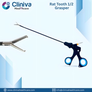 <b>Laparoscopic</b> Rat Tooth 1/2 Grasper Manual <b>Laparoscopic</b> <b>Instruments</b> Surgical <b>Instrument</b> Set - Product Image 1