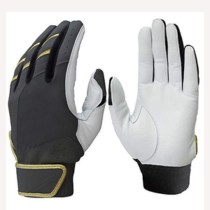 Gants de frappe de baseball en cuir Cabretta pour hommes, commande en gros, adhérence en cuir souple, légers, durables, confortables, fiables, pour l'entraînement sportif - Product Image 5