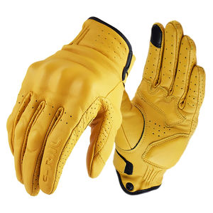 Guantes de Motocicleta Retro de Cuero, Guantes de Motocross, Guantes de Carreras para Hombre, Guantes de Ciclismo Todoterreno MX MTB DH para Mujer - Product Image 1