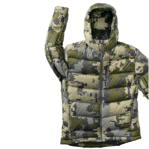 Veste d'hiver coupe-vent camouflage pour homme, manches longues, à capuche, isolée, pour la chasse, en softshell polyester - Product Image 2