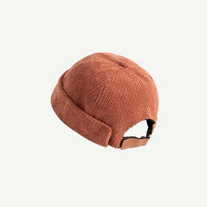 Gorro Docker de Pana Personalizado, Sin Visera, Transpirable, Impermeable, Estilo Vintage, con Borde Enrollado, Correa Ajustable, Gorro Beanie, Venta al Por Mayor OEM, Unisex - Product Image 3
