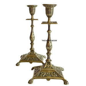 Aluminum Metal <b>Leaf</b> Designer Shinny Mirror Polish Decorative Candle Holder Home & Garden <b>Lighting</b> Decoration - Product Image 5