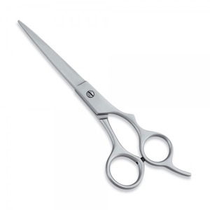 Ciseaux de coiffure professionnels en acier inoxydable à pointe affûtée pour droitiers, à long manche - Product Image 1