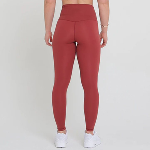 2026 New Solid Women's Workout Leggings High Quality Fitness Four-Way Stretch Quick Dry Direct Manufacturer Gym Wholesale Supply - Product Image 2