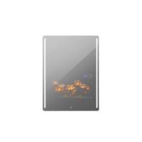 Miroir de salon intelligent avec écran tactile vertical, caméra HD Vercon, IA, miroir de coiffure VR, essai de coiffure avec éclairage LED, Bluetooth, WiFi