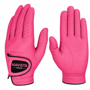Gants de golf pour hommes de qualité supérieure, doux et confortables, en cuir Cabretta, blancs, pour les joueurs droitiers et gauchers - Product Image 3