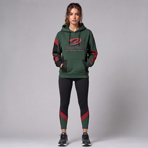 Sudadera con capucha estampada para mujer, con tela premium, transpirable, cómoda, suave al tacto, mangas largas, capucha ajustable y frente espacioso - Product Image 4
