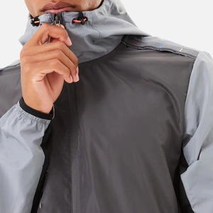 Survêtement coupe-vent d'hiver pour homme, deux pièces, à capuche, grande taille, imprimé, couleurs néon réfléchissantes, vintage, respirant, imperméable - Product Image 6