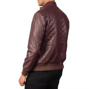 New Fashion Men's <b>Leather</b> <b>Jacket</b> Zipper Style <b>Real</b> <b>Leather</b> Biker <b>Jacket</b> Custom Logo Private Label Vintage Luxury - Product Image 6