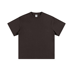 Camiseta de Algodón Lisa Azul Rey para Hombre, Manga Corta, Cuello Redondo, Corte Regular, Tejido de Punto Jersey Informal, Color Sólido - Product Image 4