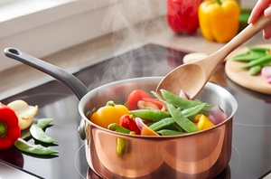Copper Sauce <b>Pan</b> With Stainless Steel Lid And Silicone <b>Handle</b> For Kitchenware Home Hotel And Restaurant Use - Product Image 5