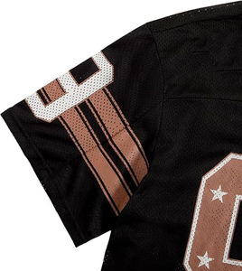 เสื้อยืดเจอร์ซีย์ตาข่ายพิมพ์ลายฟุตบอลสไตล์วินเทจทรงบ็อกซี่โอเวอร์ไซส์ เสื้อฟุตบอลตาข่ายสไตล์เรโทรสำหรับผู้ชาย ปี 2026 ขายส่ง - Product Image 6