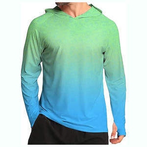 Sweat à capuche de pêche imprimé par transfert thermique, 100 % polyester, imperméable, respirant, UPF 50, fabriqué avec les meilleurs matériaux, vierge, fourniture directe usine OEM - Product Image 4