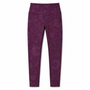 Leggings évasés taille mi-haute en mélange Spandex/Nylon de haute qualité, effet ventre plat, pour femmes, fitness et sport - Product Image 1
