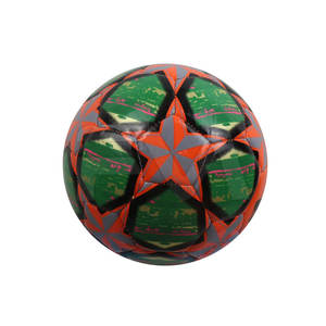Ballon de football en cuir de qualité supérieure, couleur unie, cousu à la machine, vente en ligne à prix réduit pour les jeunes - Product Image 4