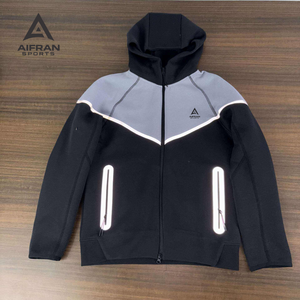Sudadera con Capucha AIFRAN 2026 Tech Fleece para Hombre, Reflectante, de Algodón Grueso y Cálido, Deportiva, Informal, de Marca, al por Mayor - Product Image 5