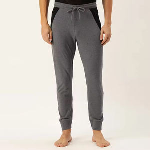 Pantalon de jogging pour hommes avec poches latérales, style décontracté, pour la gym et le fitness, effet délavé - Product Image 1