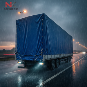 Bâche de camion 100 % imperméable et robuste, résistante aux intempéries et anti-UV, pour conteneurs et remorques, couverture de transport - Product Image 3