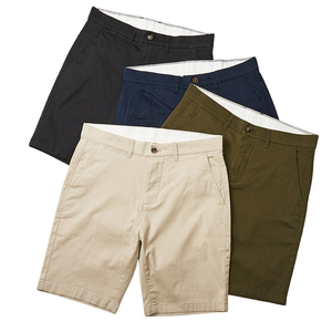 Shorts Bermuda en Coton Personnalisables pour Hommes – Taille Mi-Haute avec Cordon de Serrage, Couleurs Unies, Tissu Oxford Respirant et Séchage Rapide - Product Image 1