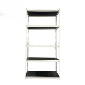 Heavy Duty Vertical Backless Metal Industrial Storage Racks Steel Display Stand Iron <b>Stacking</b> Racks for Convenience Store - Product Image 2